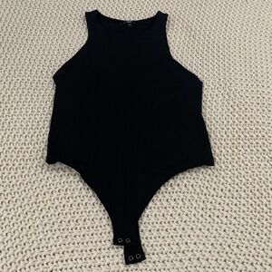 Express - Black Body Suit - Size L